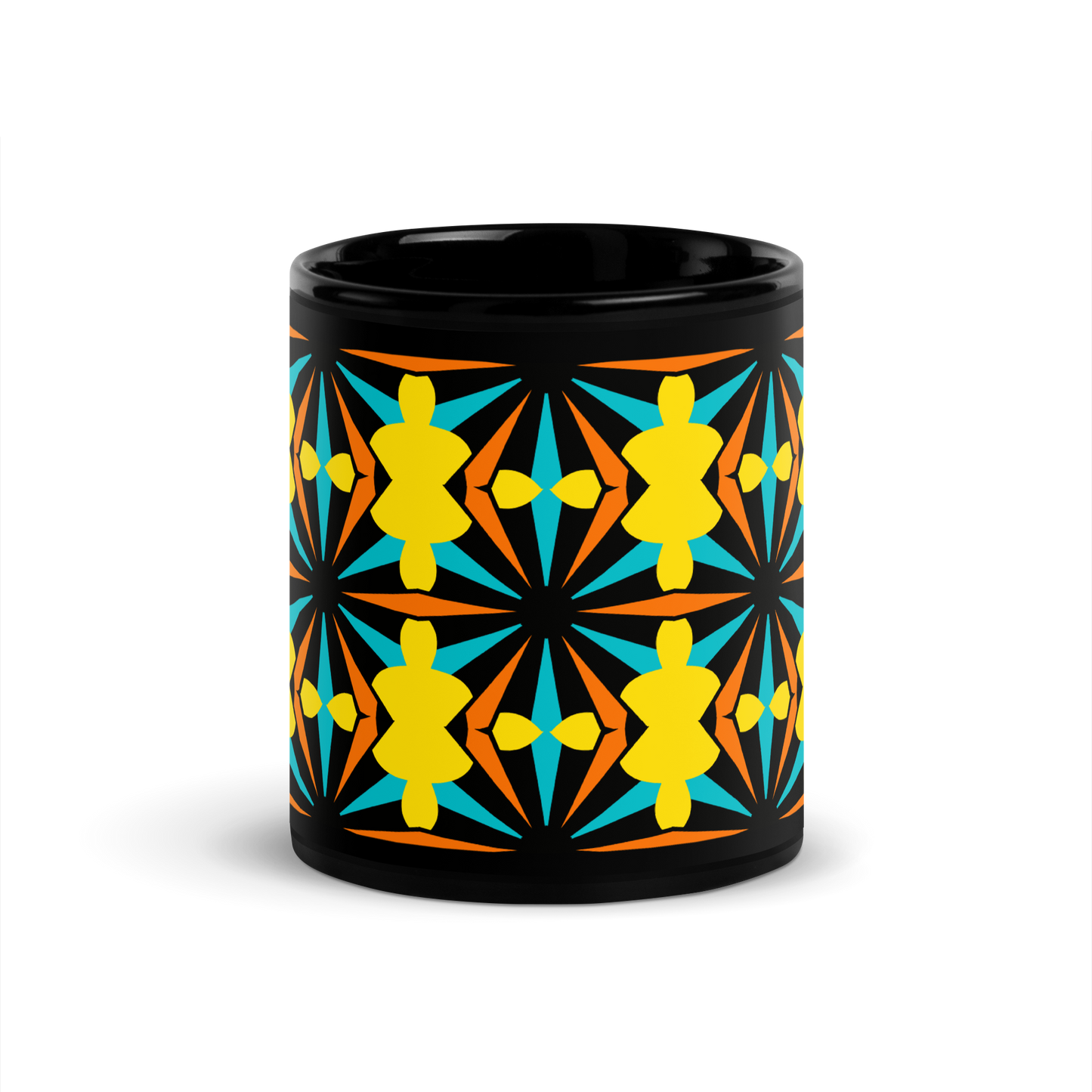 Black Glossy Mug (Marigold)