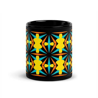 Black Glossy Mug (Marigold)