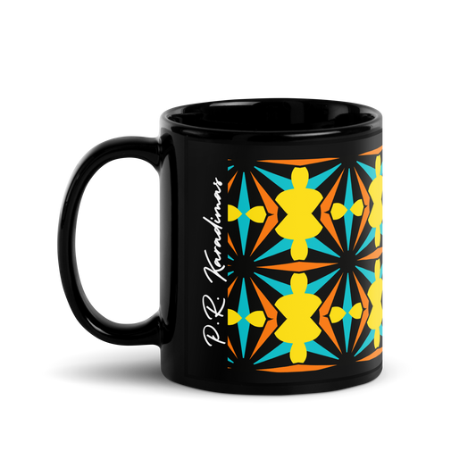 Black Glossy Mug (Marigold)