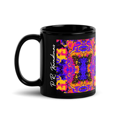 Black Glossy Mug (Brain Scan)