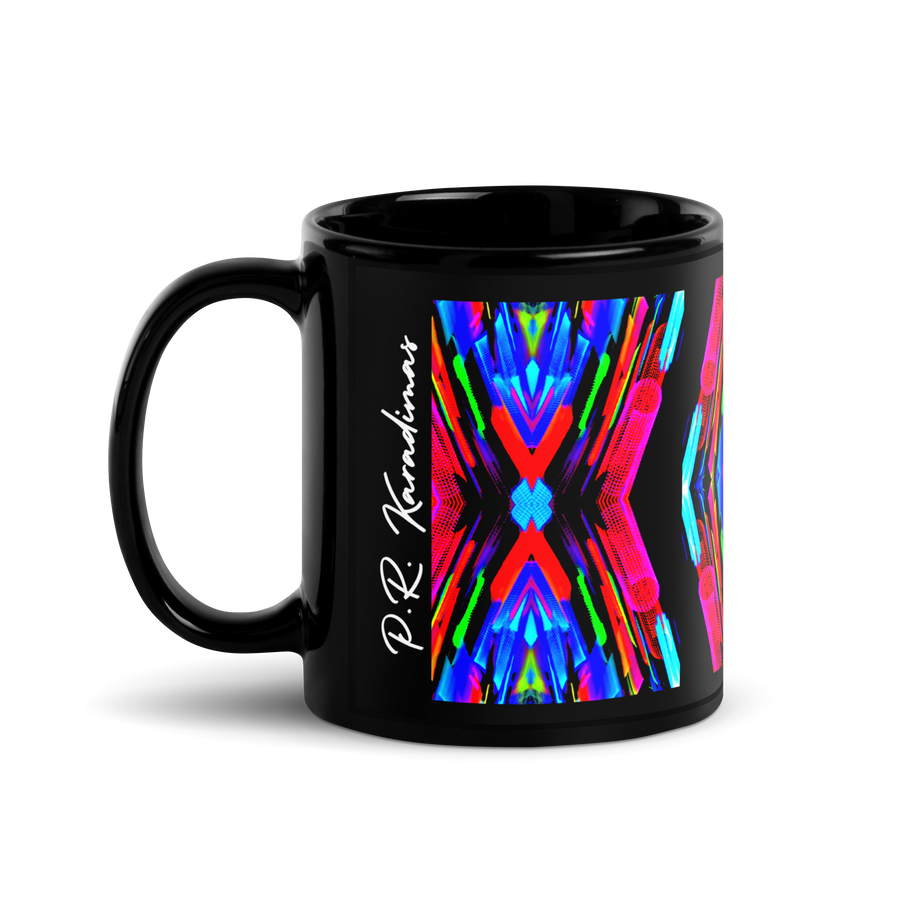 Black Glossy Mug (Trip 23)