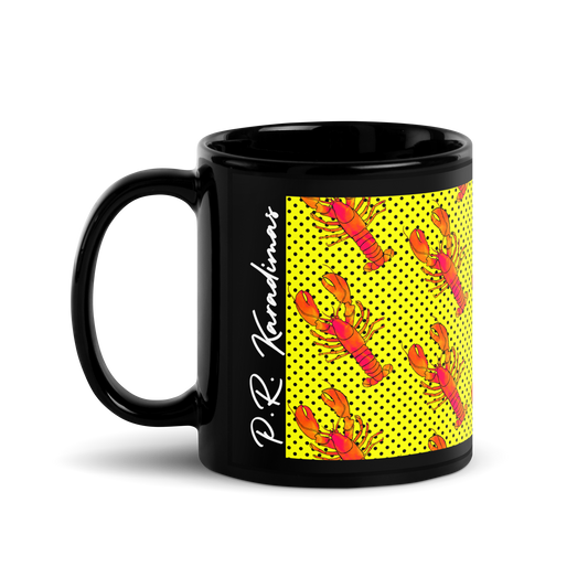 Black Glossy Mug (Rock Lobster)