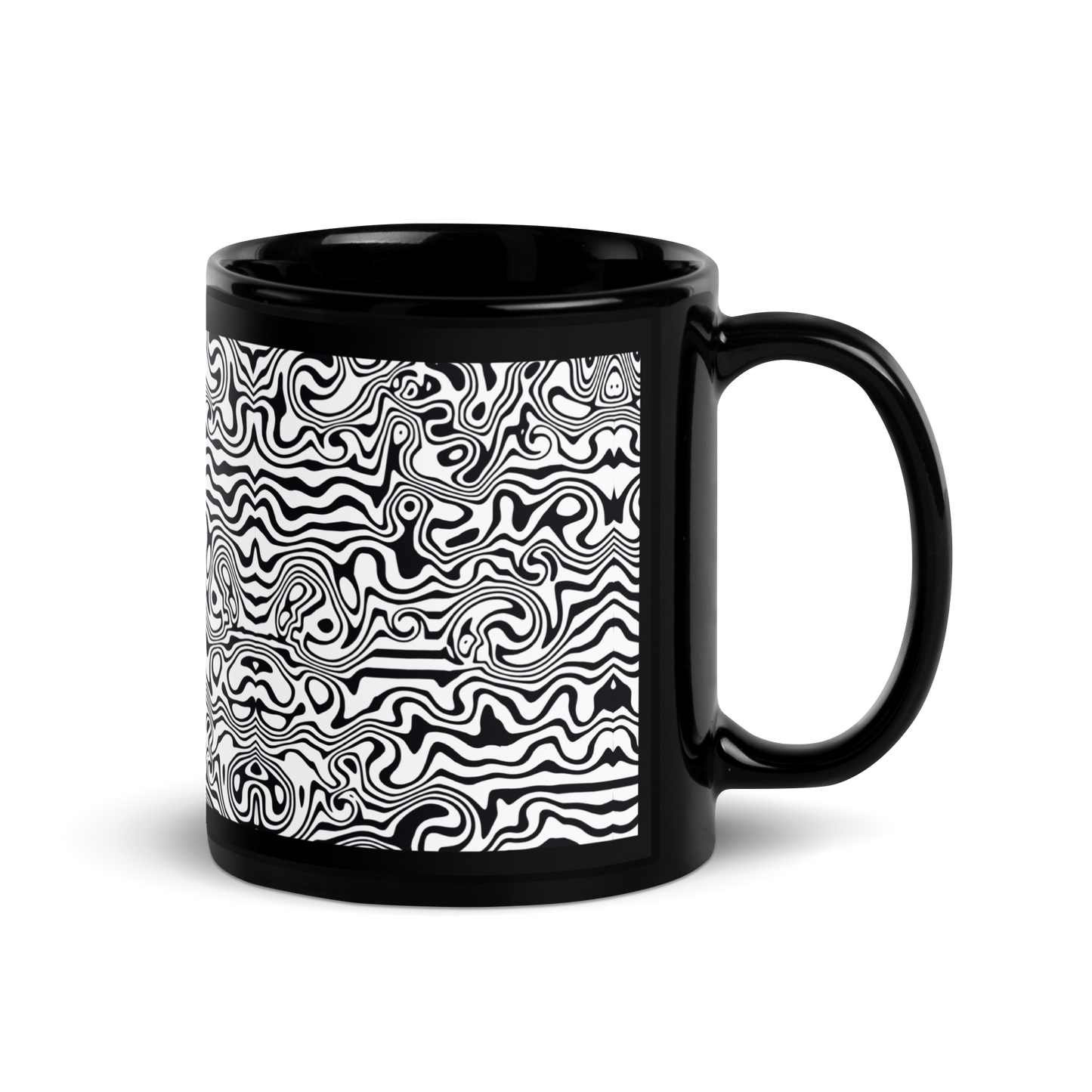 Black Glossy Mug (Noir Noodle)