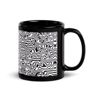 Black Glossy Mug (Noir Noodle)