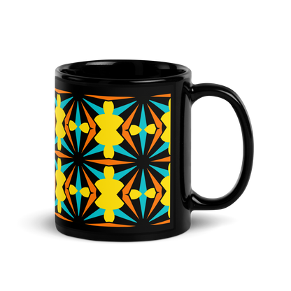 Black Glossy Mug (Marigold)