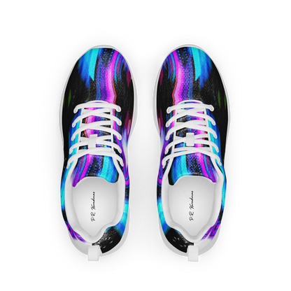 Men’s athletic shoes (Neon Purple & Blue)