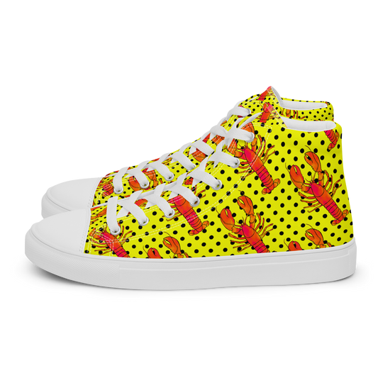 Men’s high top canvas shoes (Rock Lobster)