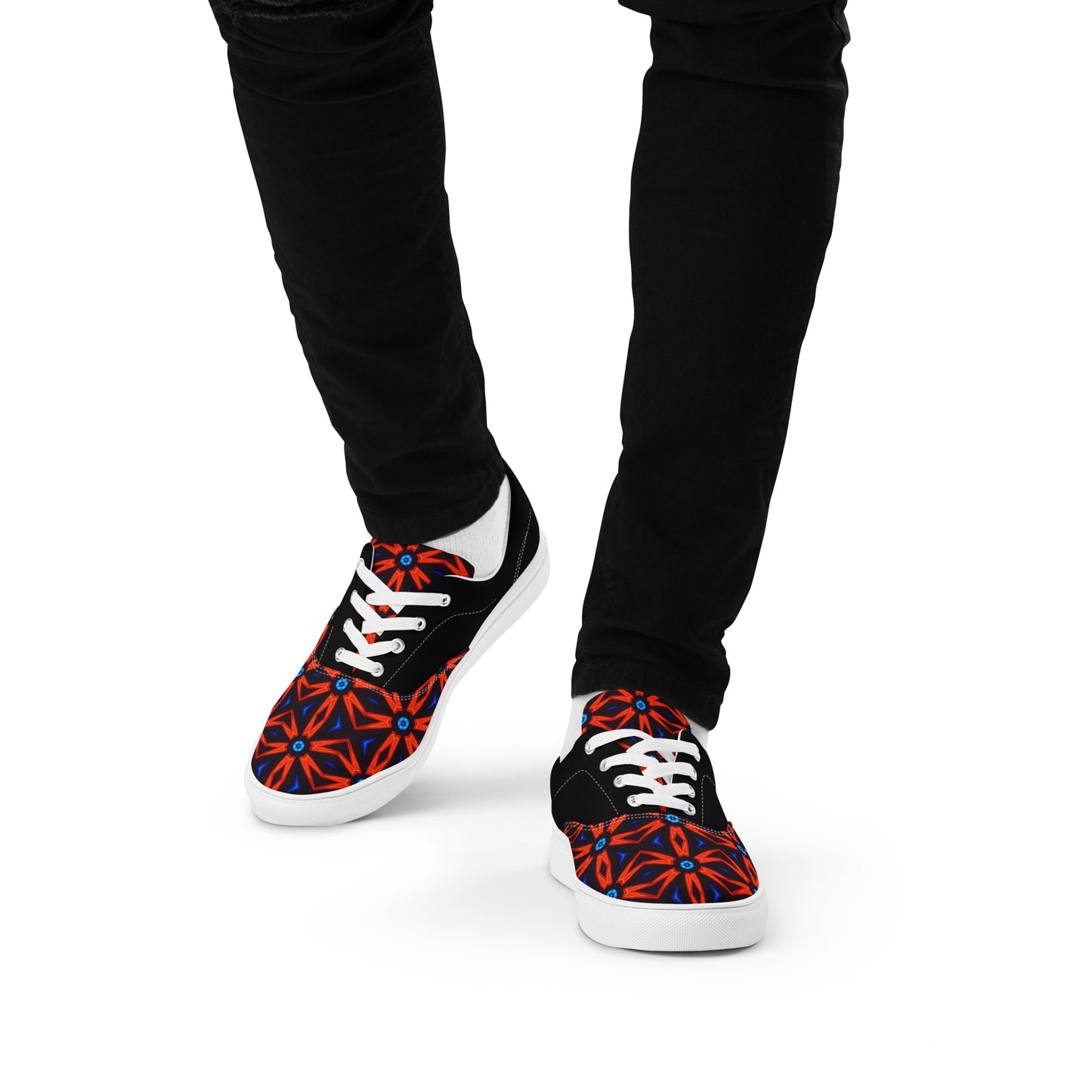 Men’s lace-up canvas shoes (Red Star)