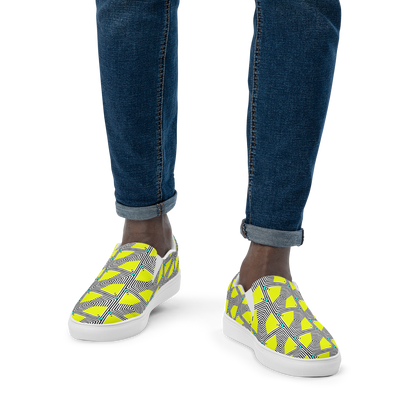 Men’s slip-on canvas shoes (Retro Yellow)