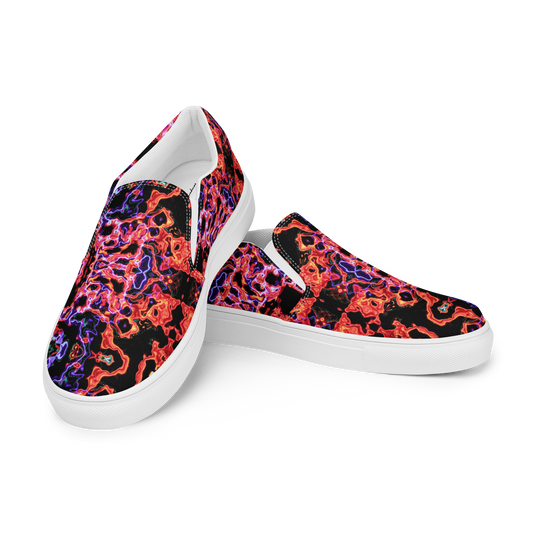 Men’s slip-on canvas shoes (Lava lamp)