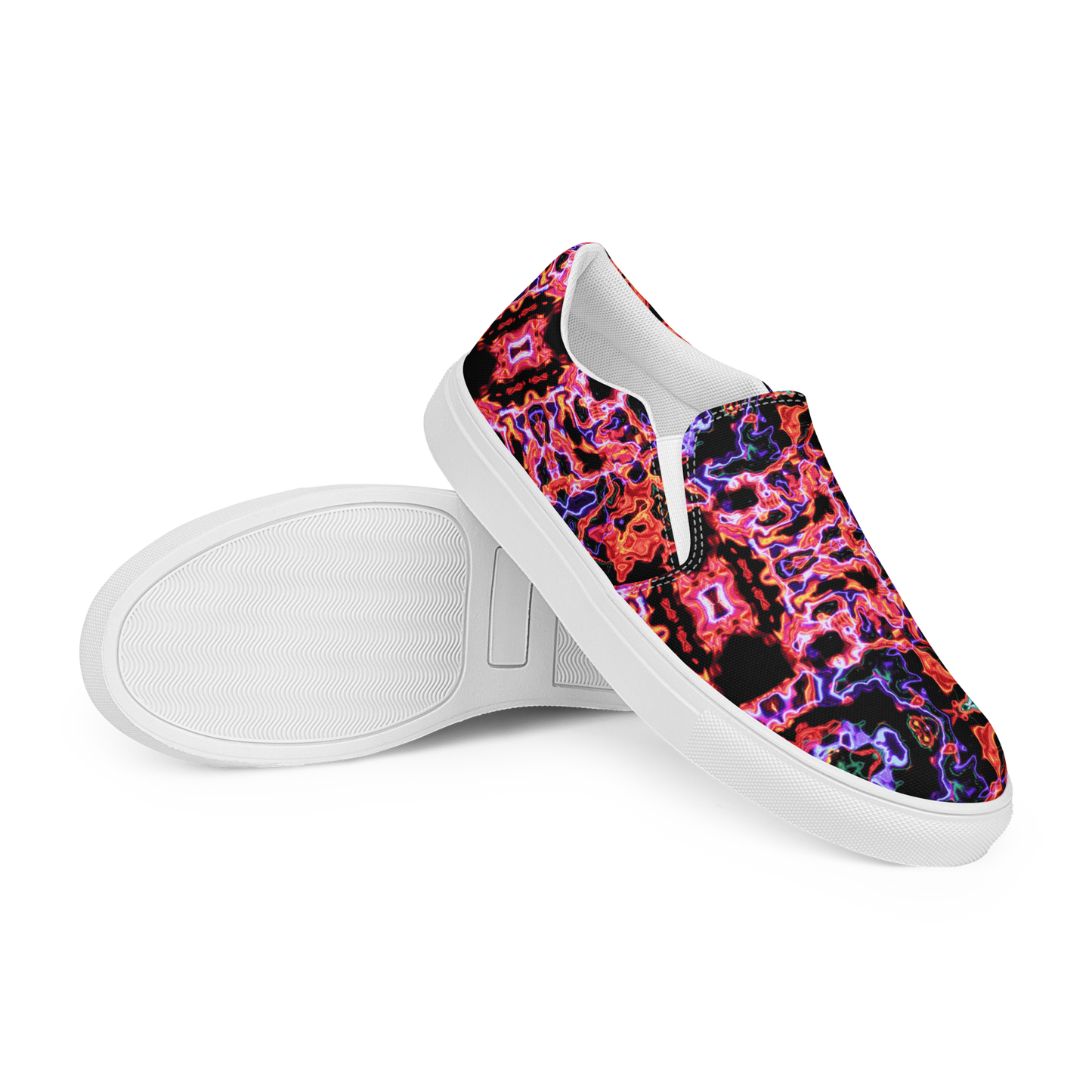 Men’s slip-on canvas shoes (Lava lamp)