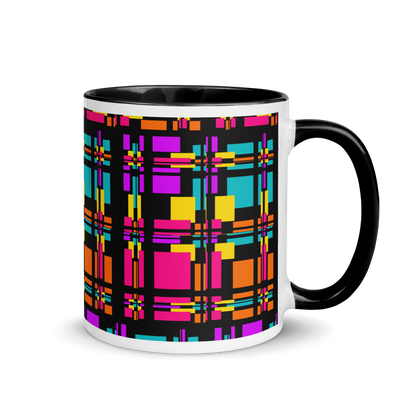 Mug with Color Inside (Rainbow Plaid)