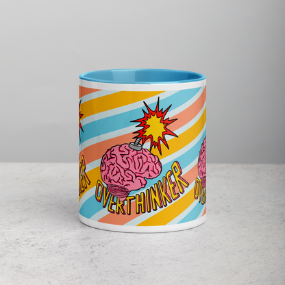 Mug with Color Inside (Overthinker)