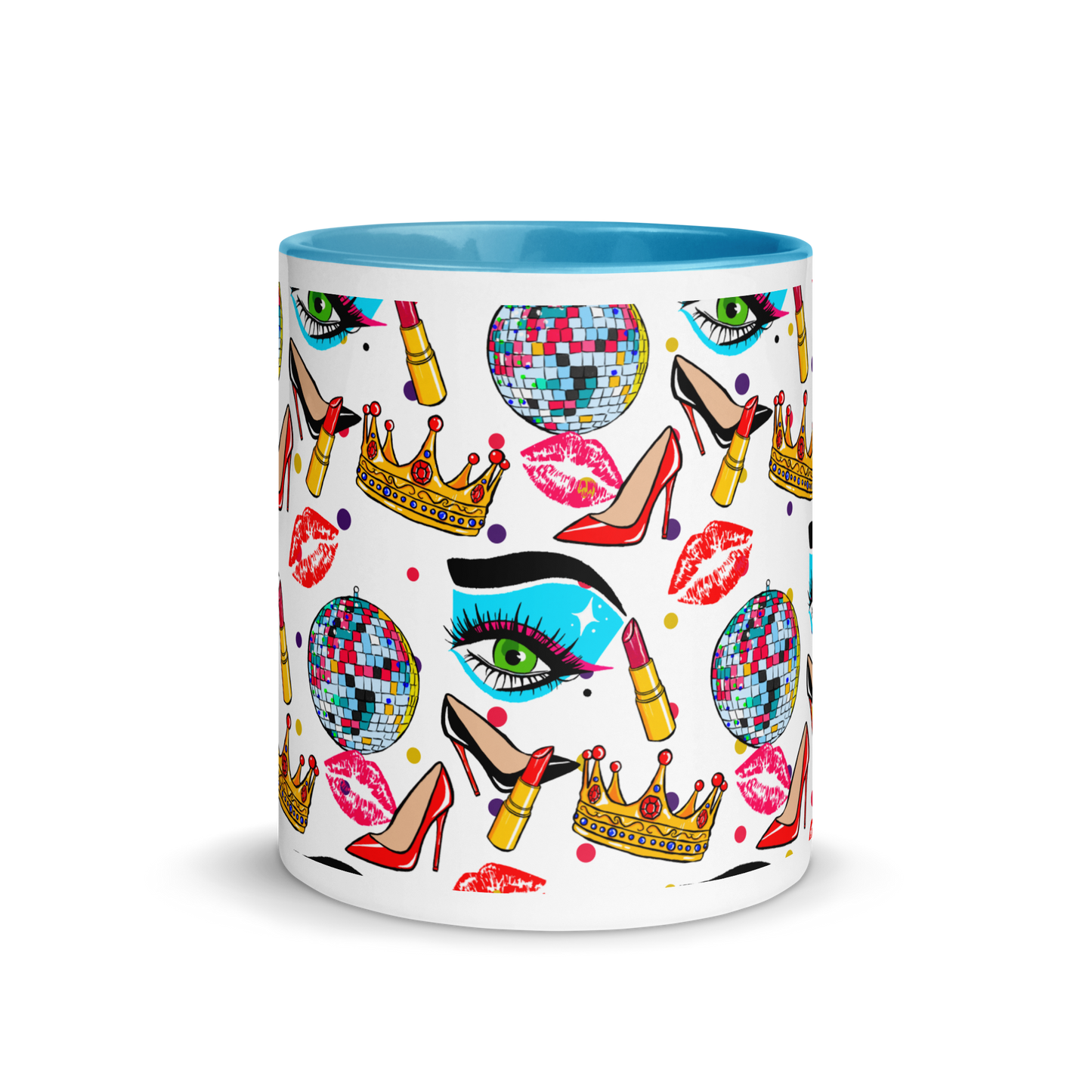 Mug with Color Inside (Drag|Polca Dots)