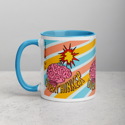 Mug with Color Inside (Overthinker)