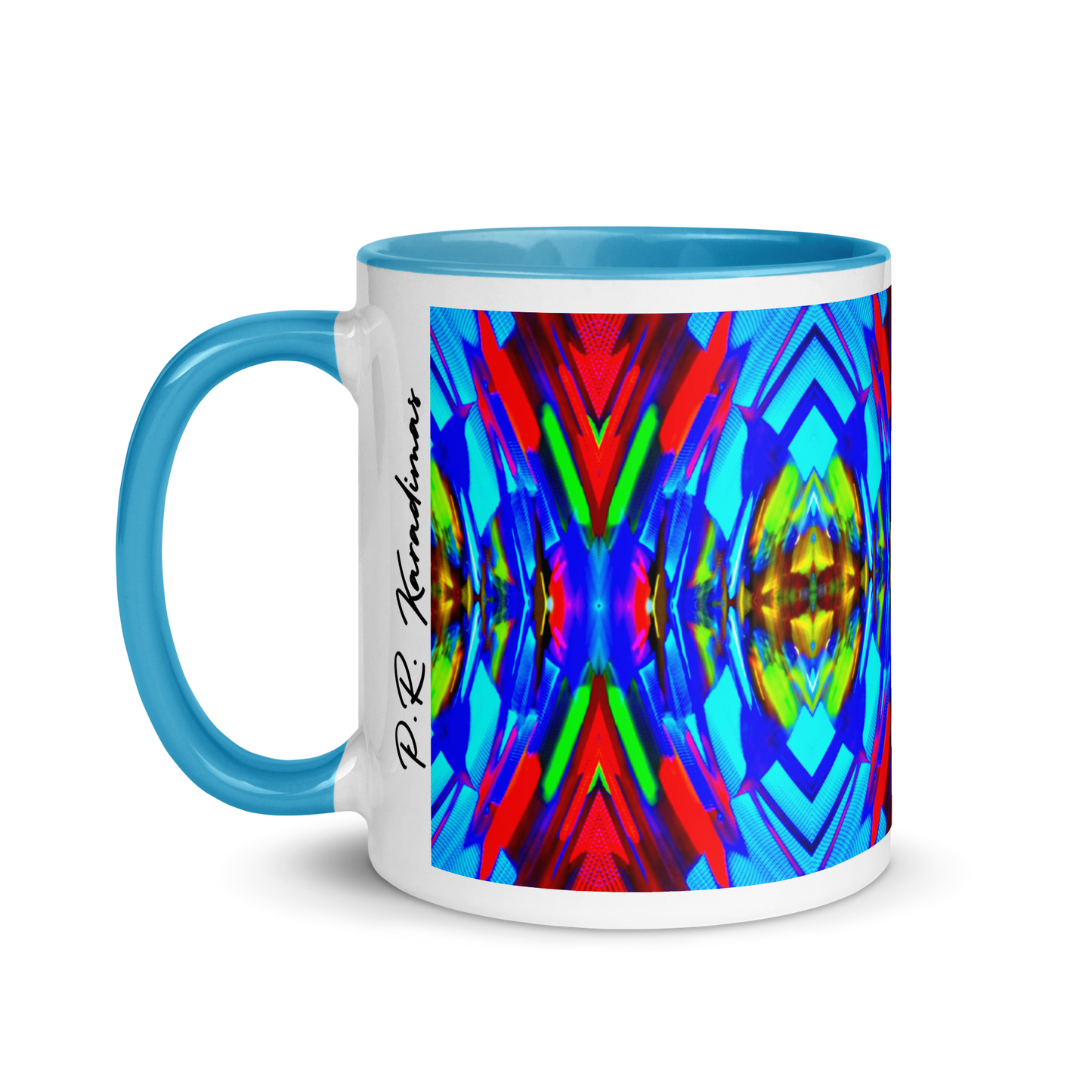 Mug with Color Inside (Ripples)