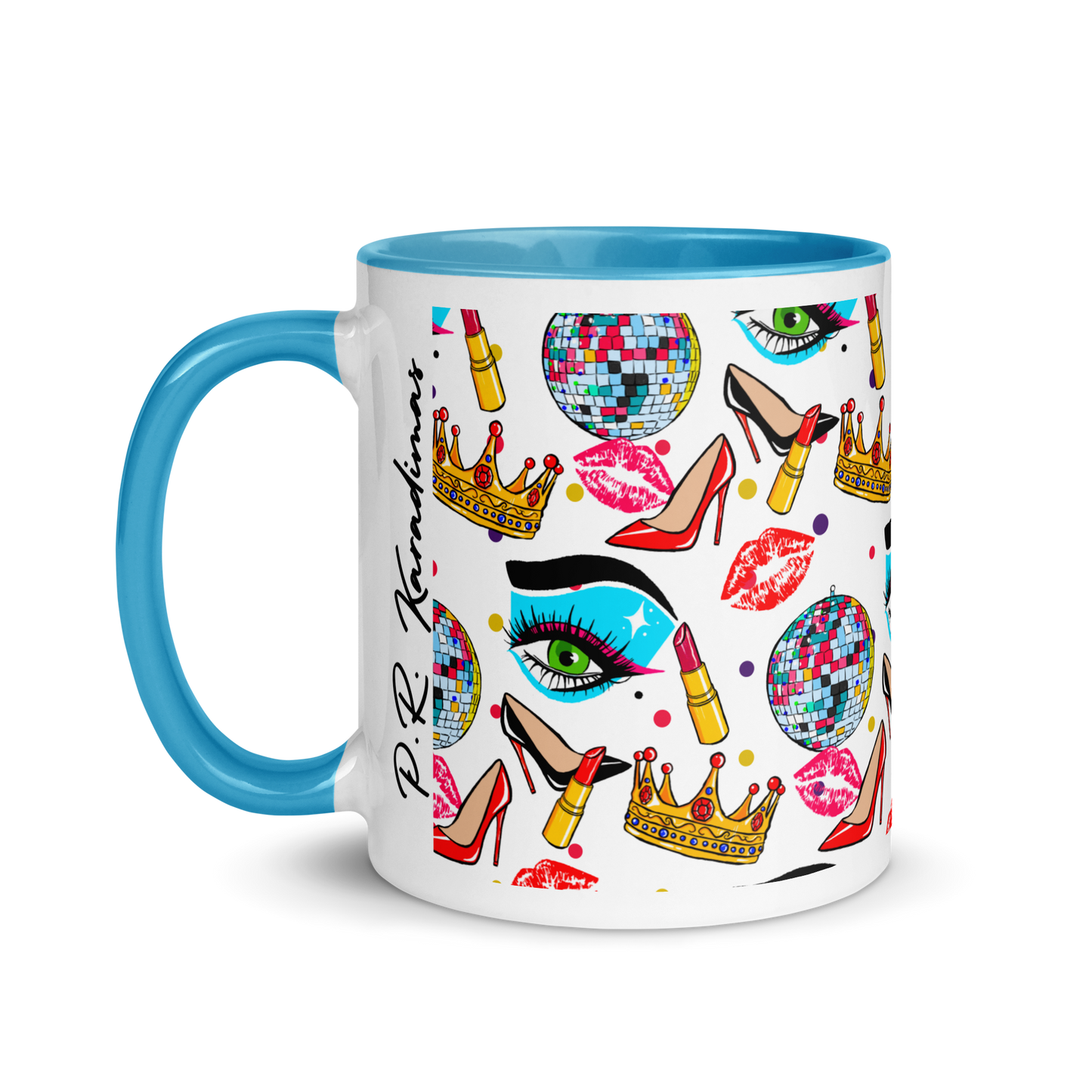 Mug with Color Inside (Drag|Polca Dots)