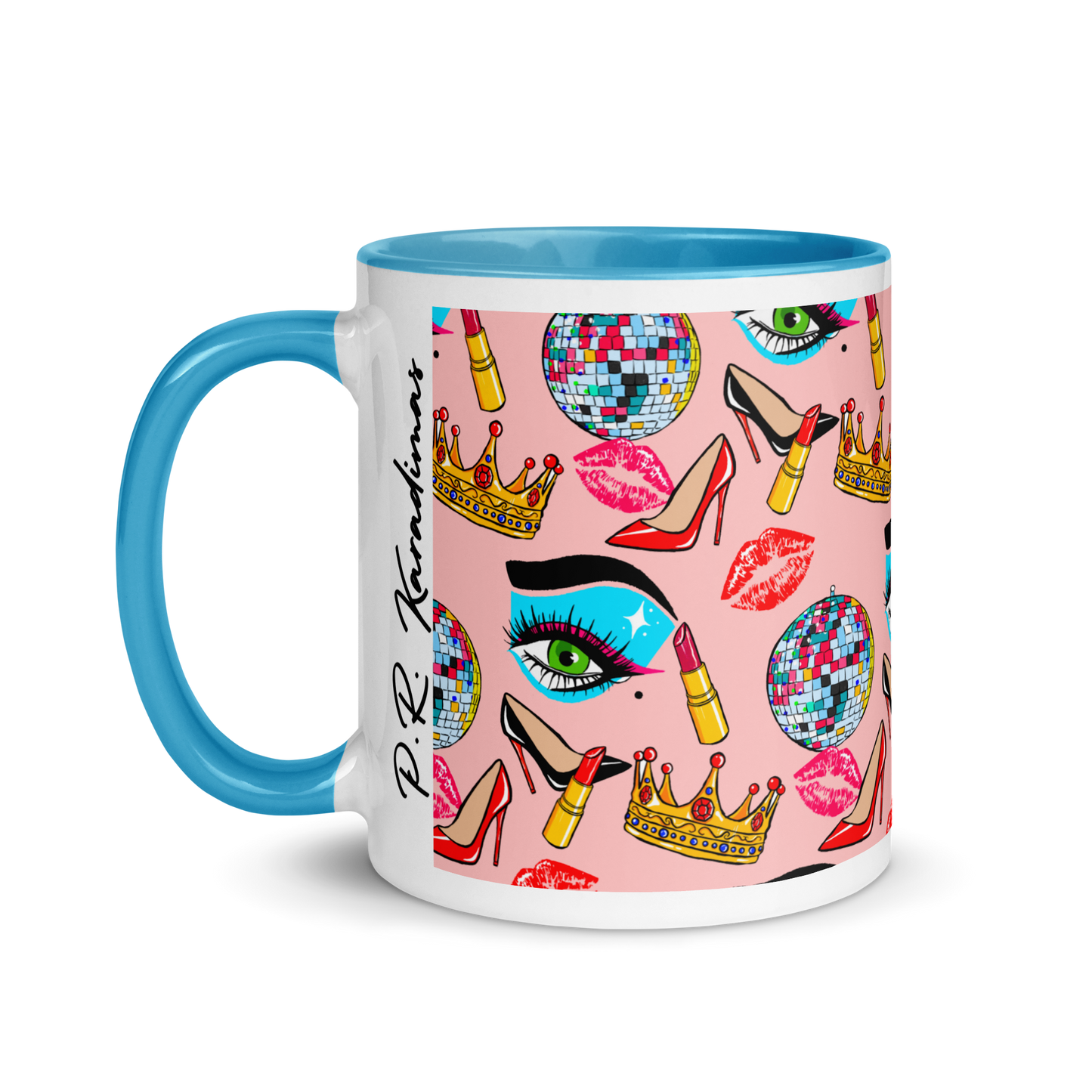 Mug with Color Inside (Drag|Pink)