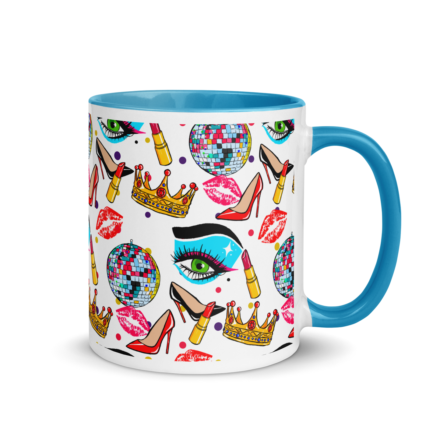 Mug with Color Inside (Drag|Polca Dots)