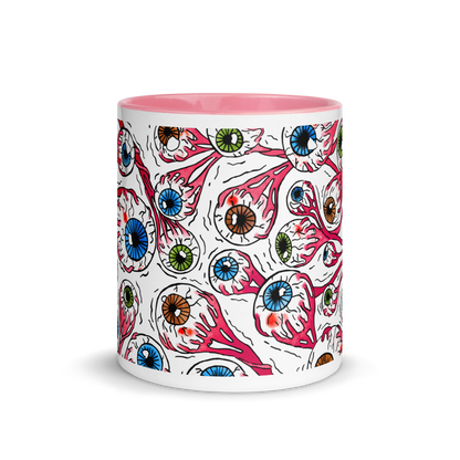 Mug with Color Inside (Eyeballs|White)