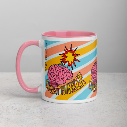 Mug with Color Inside (Overthinker)