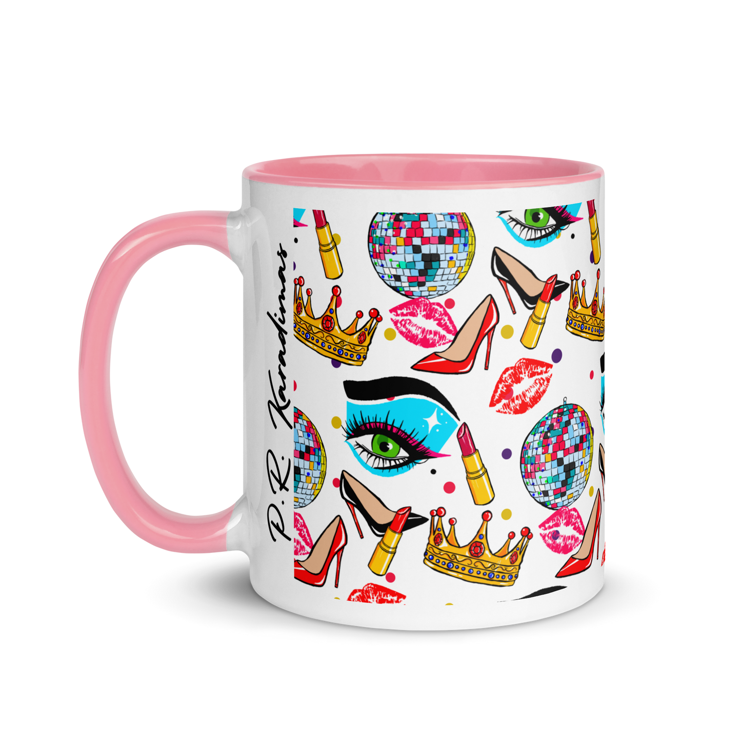 Mug with Color Inside (Drag|Polca Dots)