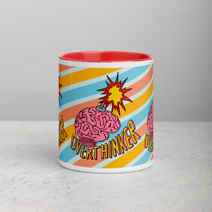 Mug with Color Inside (Overthinker)