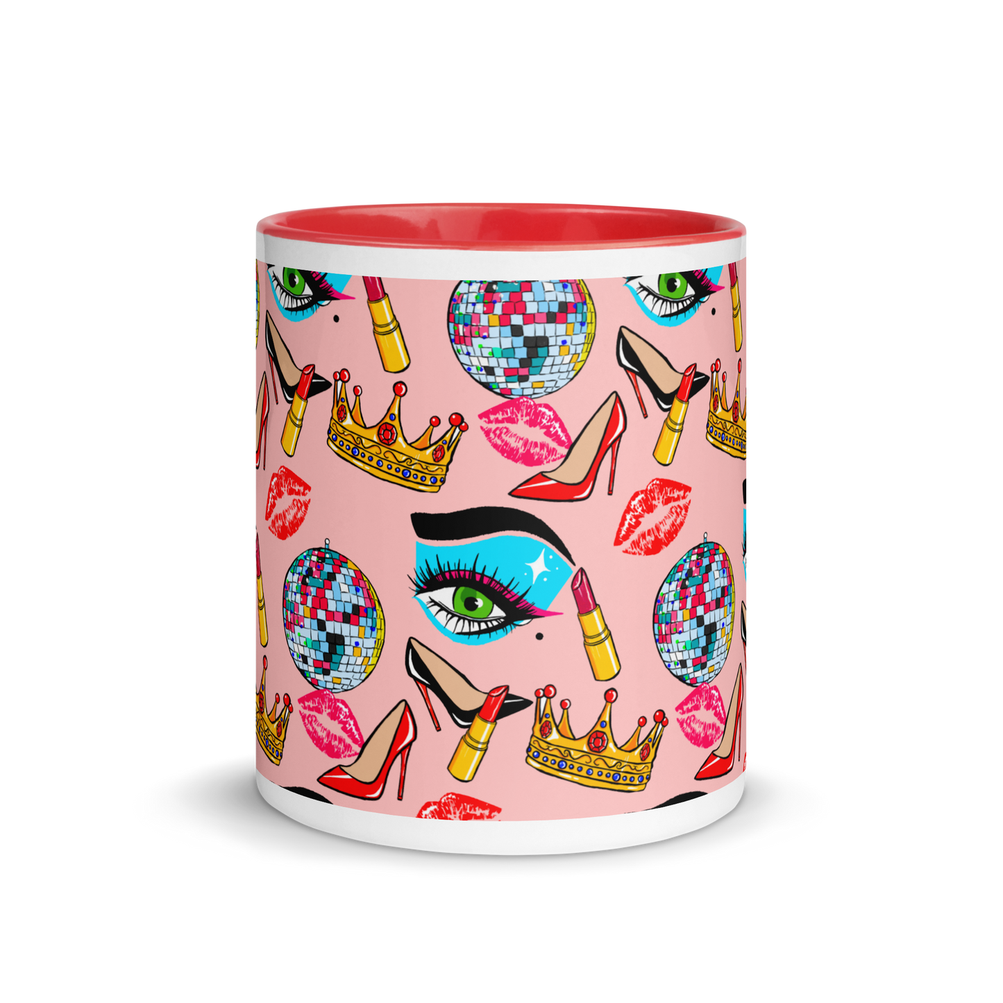 Mug with Color Inside (Drag|Pink)