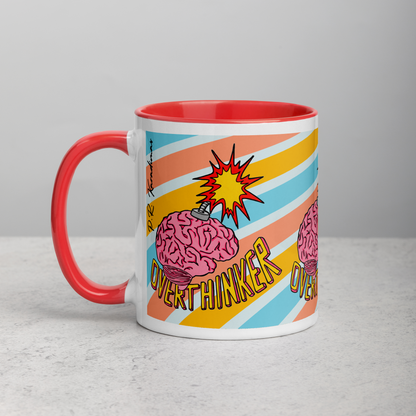 Mug with Color Inside (Overthinker)