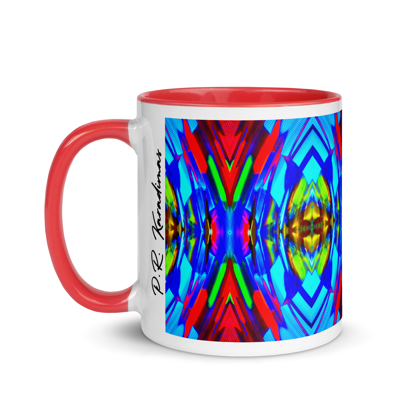 Mug with Color Inside (Ripples)