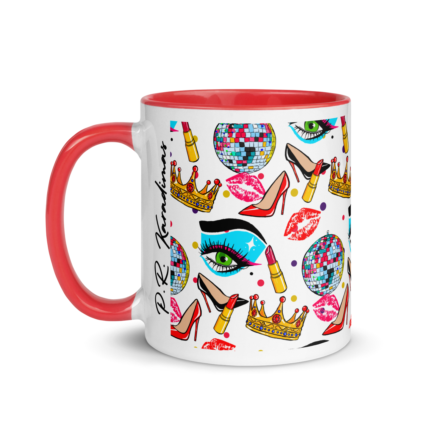 Mug with Color Inside (Drag|Polca Dots)