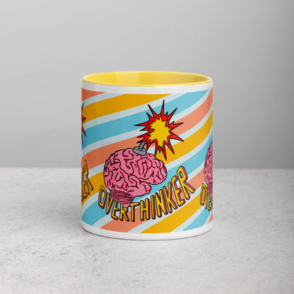 Mug with Color Inside (Overthinker)