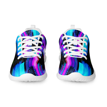 Women’s athletic shoes (Neon Purple & Blue)