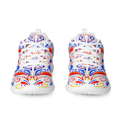 Women’s athletic shoes (Talavera-inspired|White)