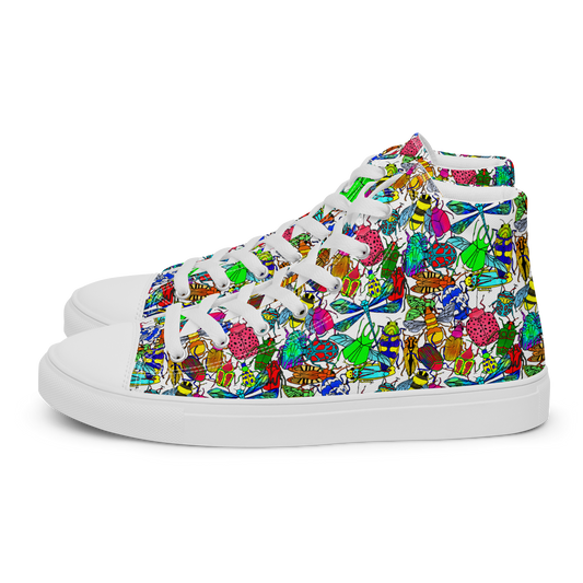 Women’s high top canvas shoes (Bugs)