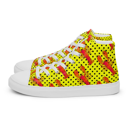 Women’s high top canvas shoes (Rock Lobster)