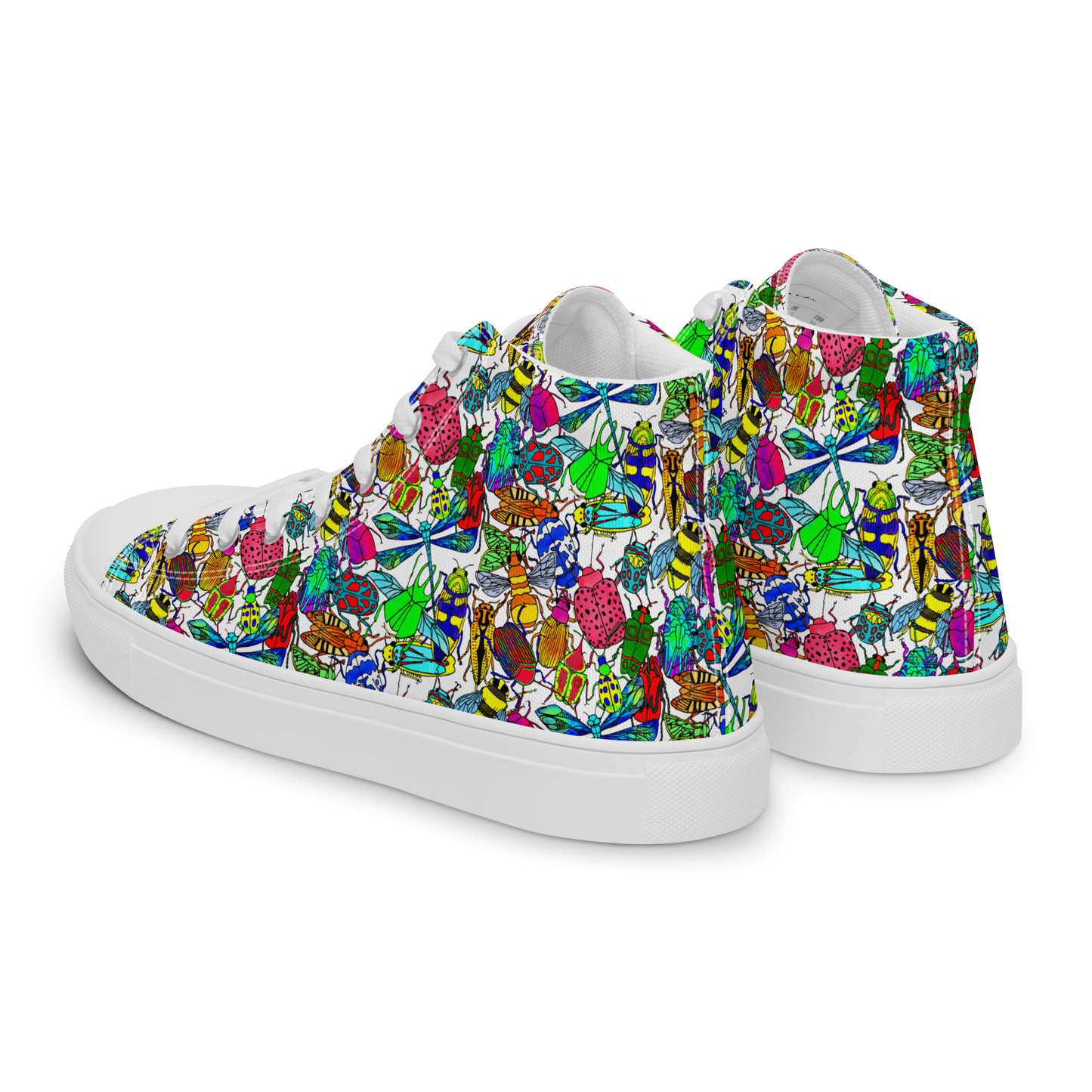 Women’s high top canvas shoes (Bugs)