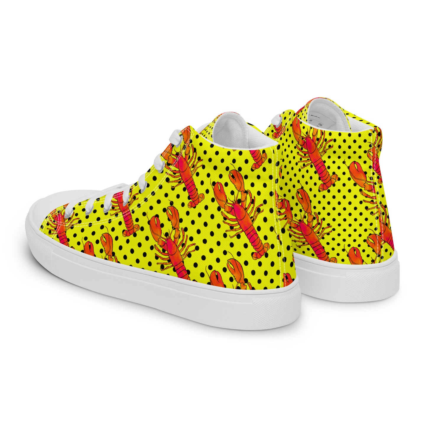 Women’s high top canvas shoes (Rock Lobster)