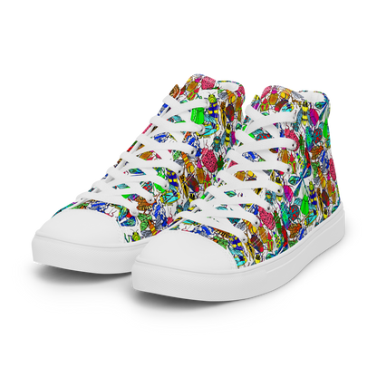 Women’s high top canvas shoes (Bugs)