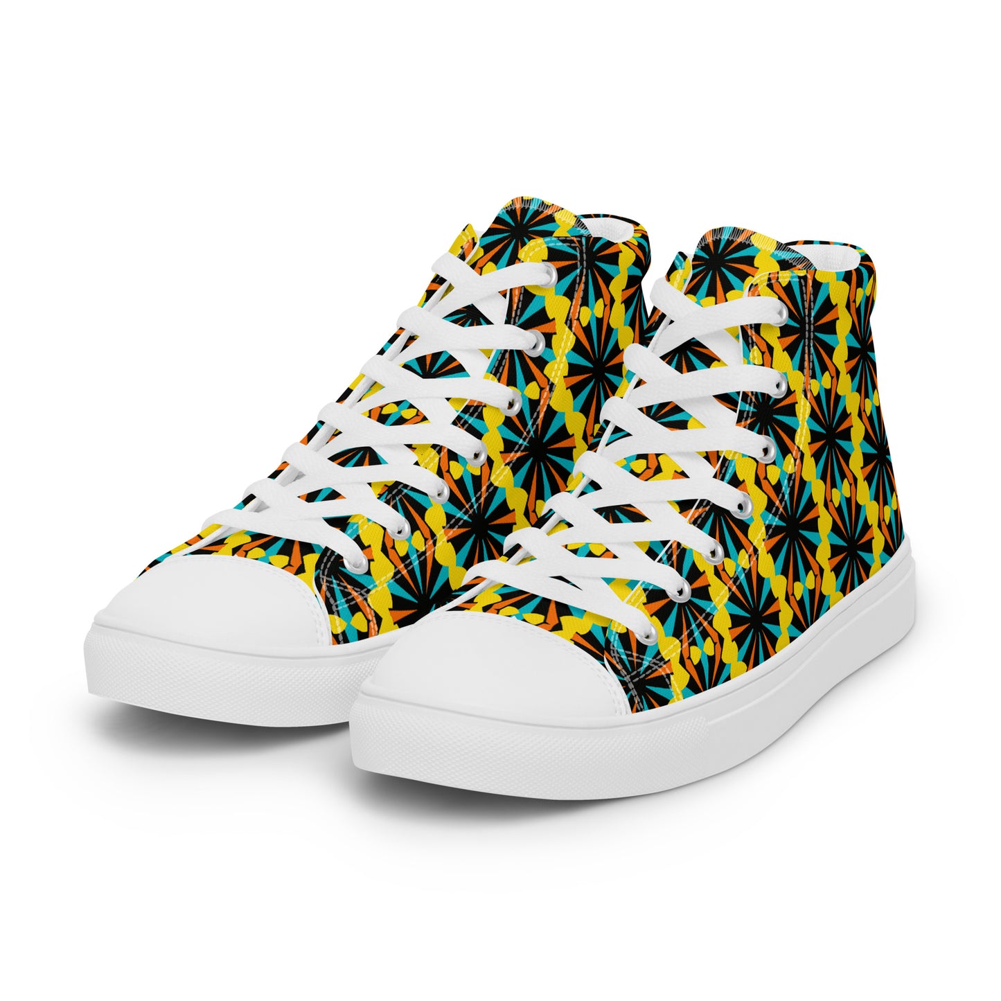 Women’s high top canvas shoes (Marigold)