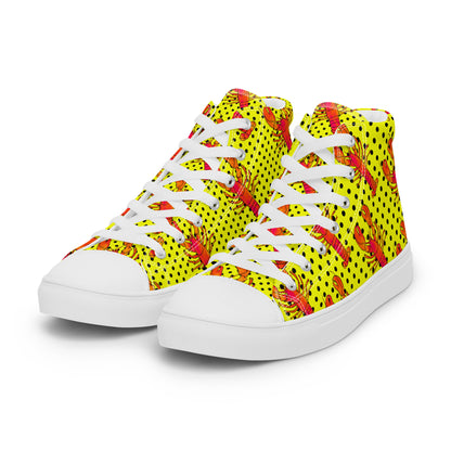 Women’s high top canvas shoes (Rock Lobster)