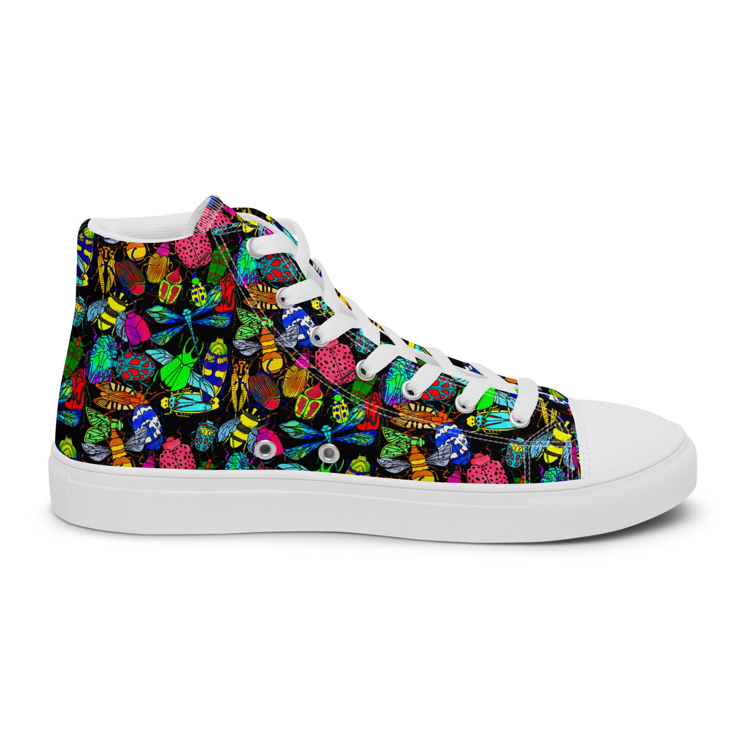 Women’s high top canvas shoes (Bugs)