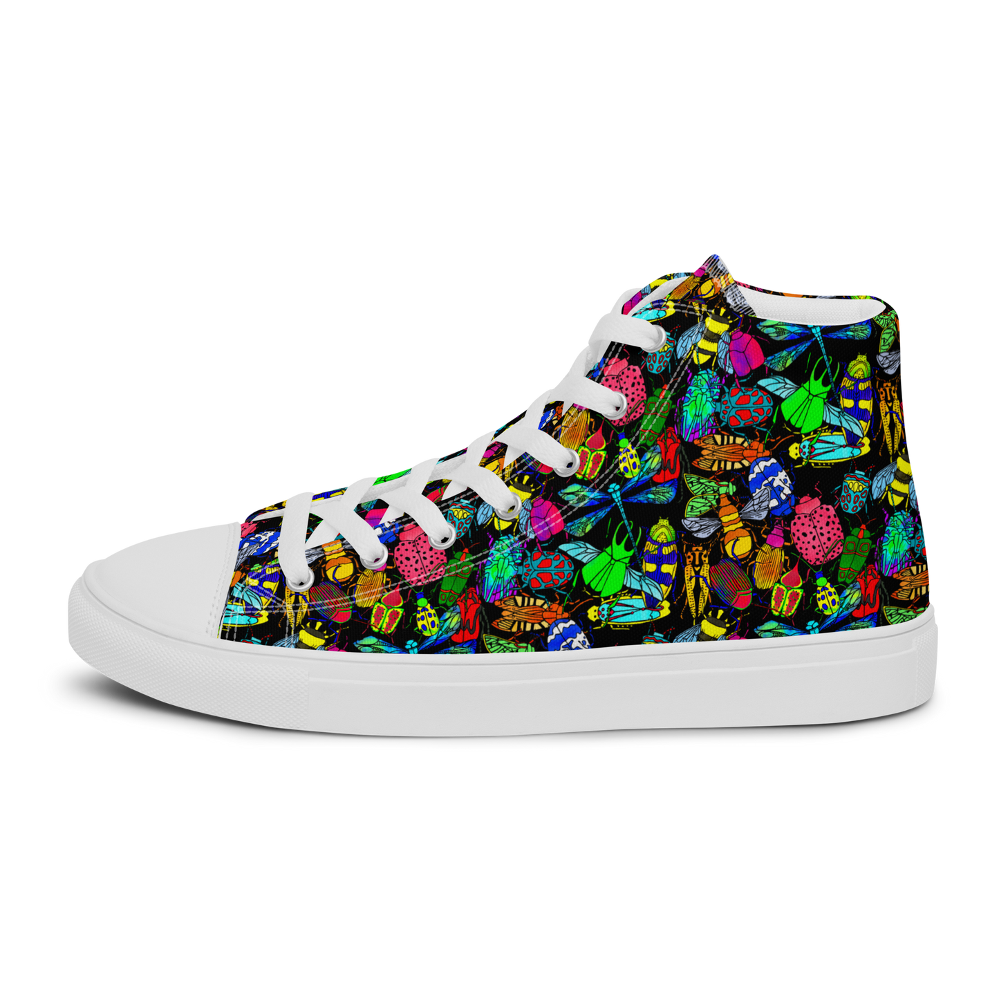 Women’s high top canvas shoes (Bugs)