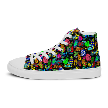 Women’s high top canvas shoes (Bugs)