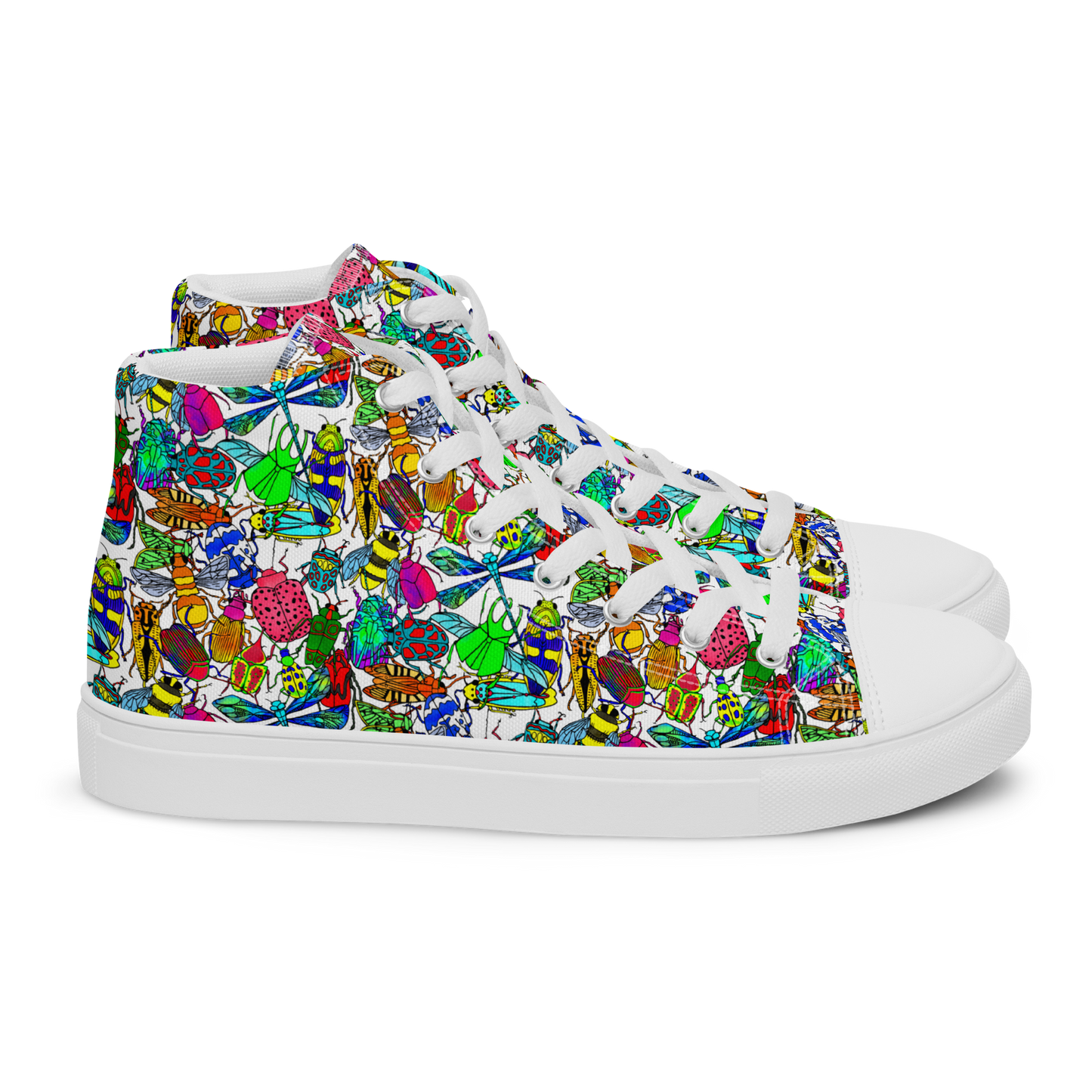 Women’s high top canvas shoes (Bugs)