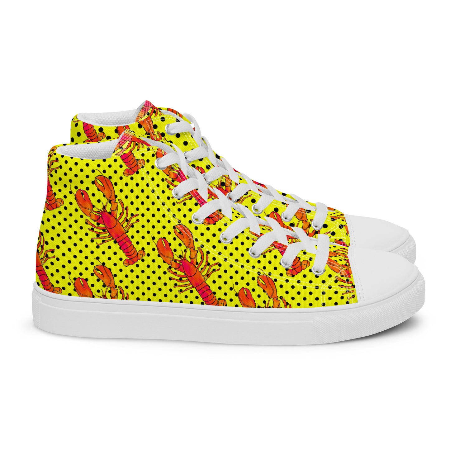 Women’s high top canvas shoes (Rock Lobster)