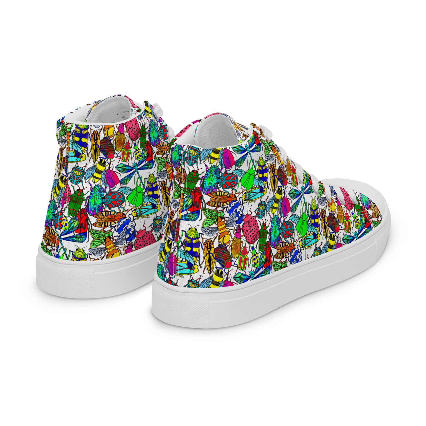 Women’s high top canvas shoes (Bugs)