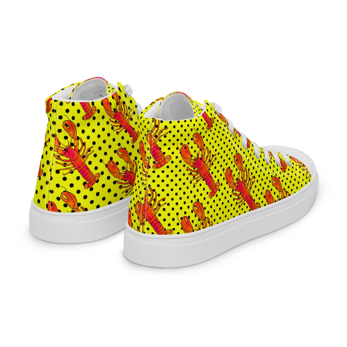 Women’s high top canvas shoes (Rock Lobster)