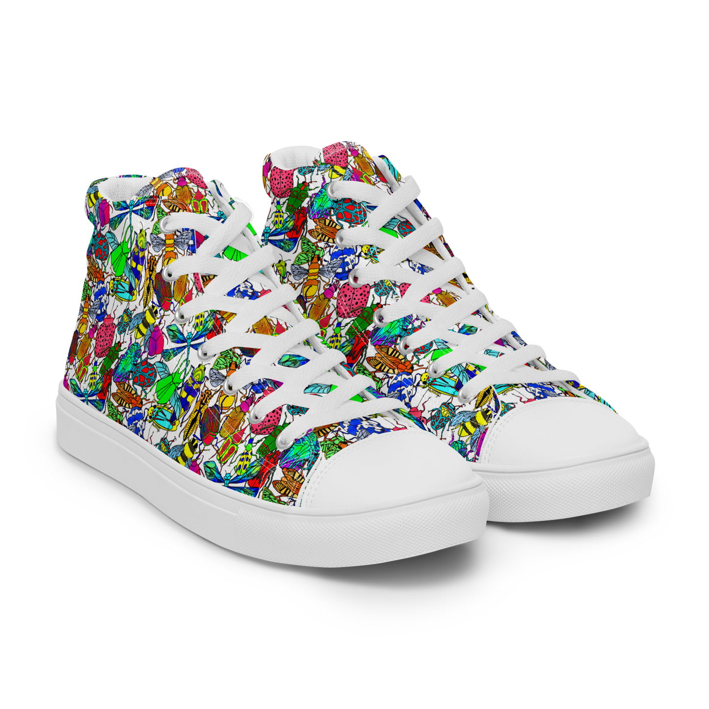 Women’s high top canvas shoes (Bugs)