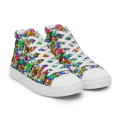 Women’s high top canvas shoes (Bugs)